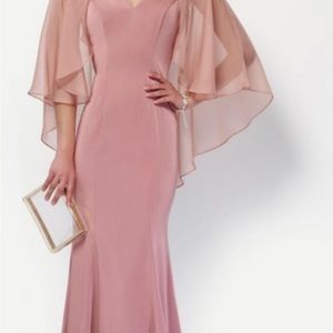 Alyce Paris dusty rose mother of the bride gown